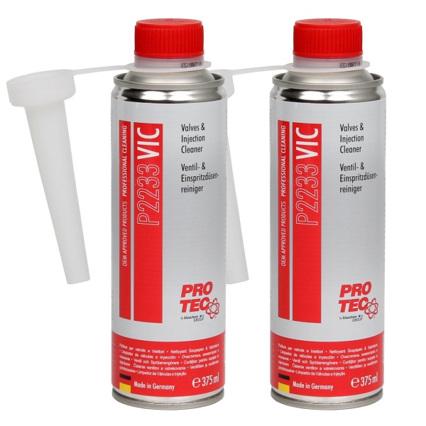 Set 2 Buc Pro Tec VIC Valves & Injection Cleaner Aditiv Curatare Injectoare Si Supape 375ML PRO2233